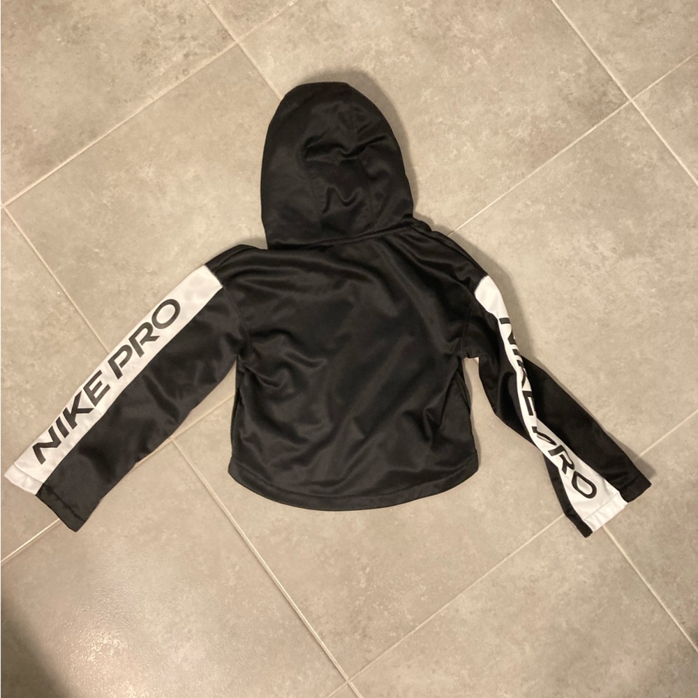 Nike Pro therma fit hooded pullover. Size girls medium. - Picture 2 of 3
